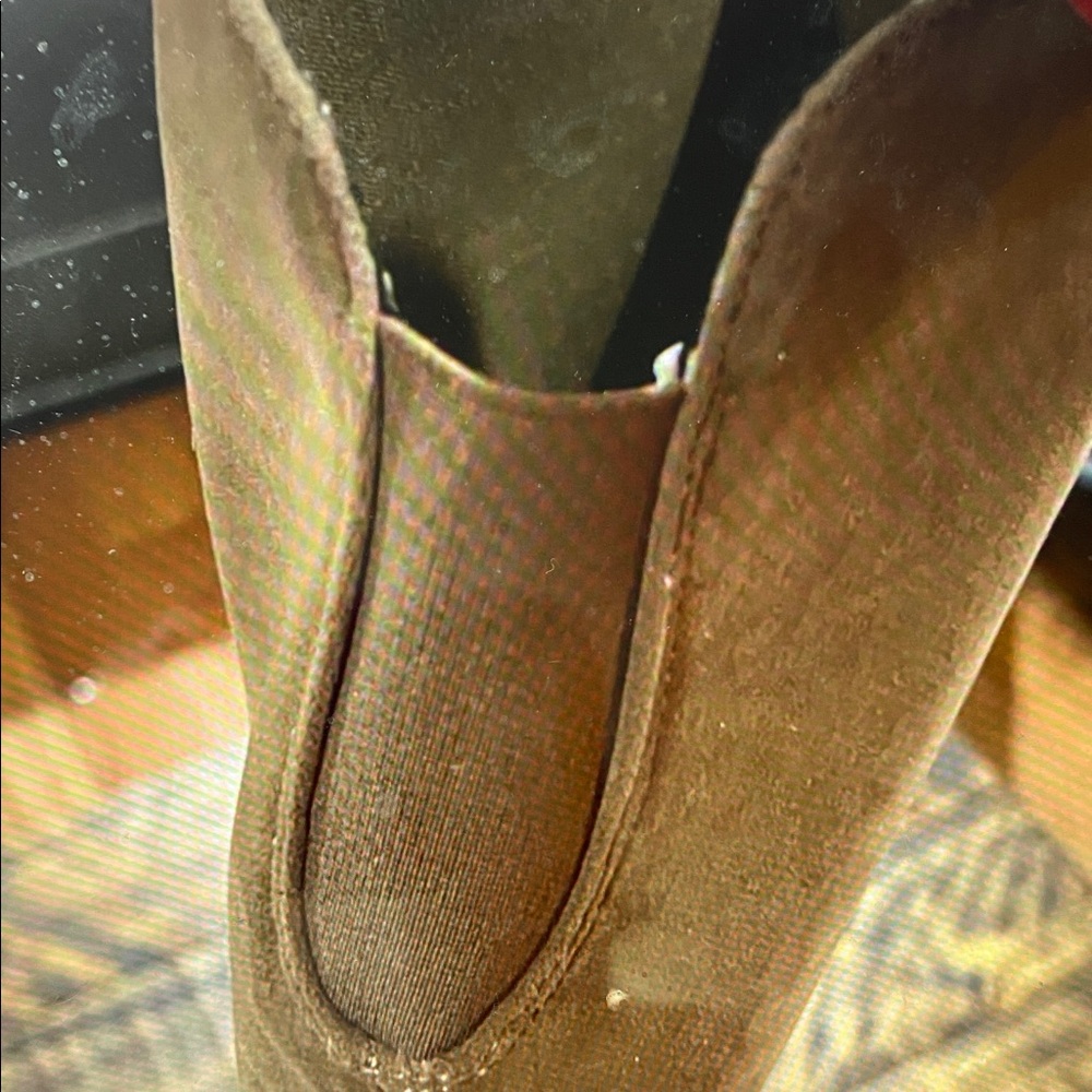 Universal Thread”May Boots”Tan Faux Suede OTK Tall High Women's Boots Size 9.5 - Picture 6 of 14